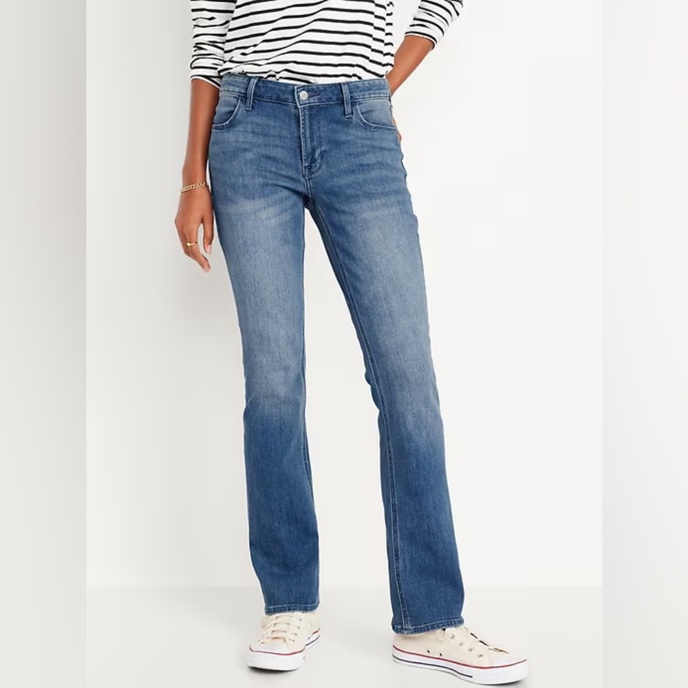 Old Navy Mid-Rise Wow Boot-Cut Jeans